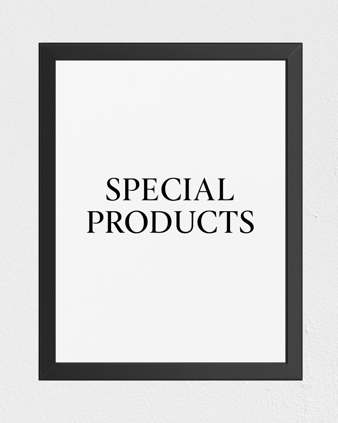 Special products