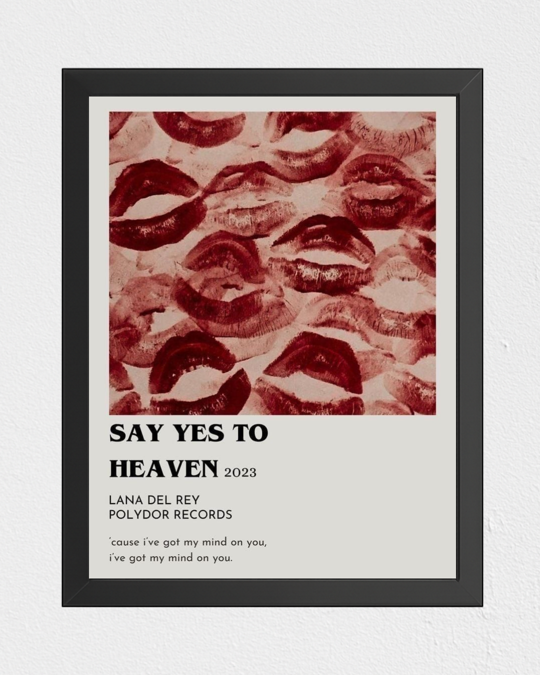 Say yes to heaven